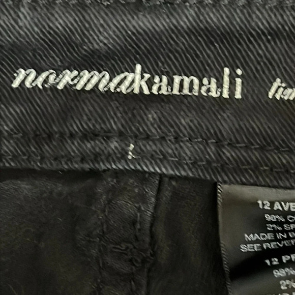 Norma Kamali Bootcut Jeans in Washed Black Soot - Size 12 Average - Picture 4 of 7